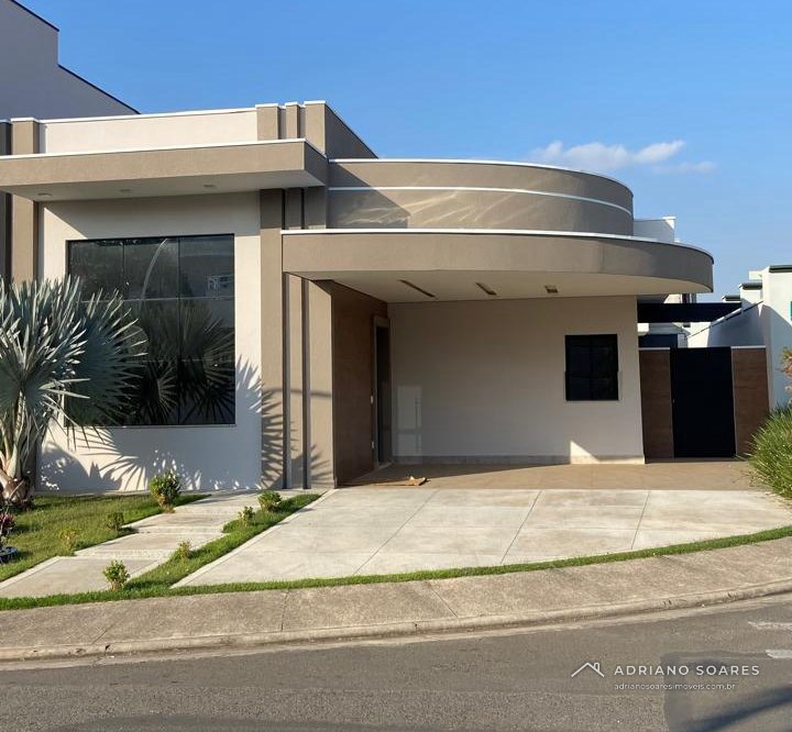 Casa térrea 3 suítes com piscina e escritório planejado, Jardim Residencial Maria Dulce, Indaiatuba. Foto 1 de 15